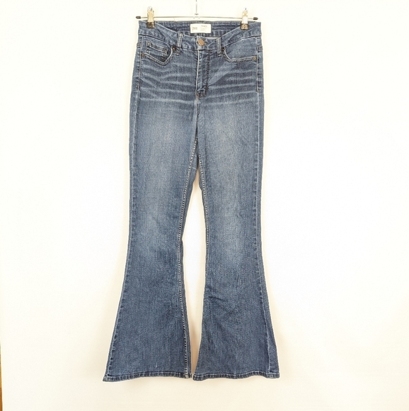 BKE Parker Universal Fit High-Rise Super Flare Jeans 24 Denim Jean Hi-Ri… - Picture 16 of 16
